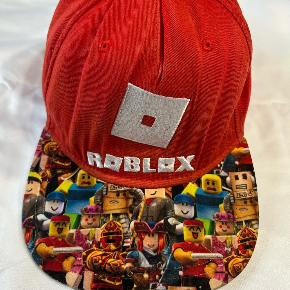 ROBLOX Red and Multicolor Youth Cap